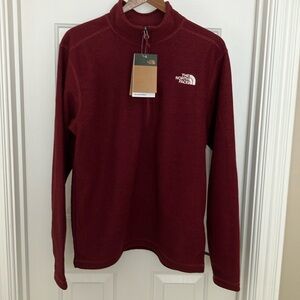 The North Face Textured Cap Rock Quarter-Zip Long Sleeve Fleece